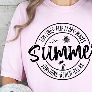 Summer SVG, Summer Vibes Svg, Beach Svg, Summer PNG, Summer Shirt Svg, Sunshine Svg, Vacation Svg, Beach Life Svg, Trendy Summer Svg