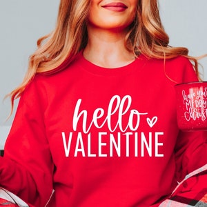Hello Valentine SVG: Heart Love Design (Digital Download)