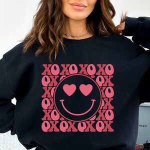 Valentines SVG, XOXO Svg, Love Happy Face Svg, Valentine Shirt Svg ...