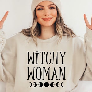 Witchy Woman SVG, Witches Svg, Witchy Vibes Svg, Halloween Shirt Svg, Witch Svg, Witchy Quote Svg, Mystical Svg, Moon Svg, Funny Quotes Svg