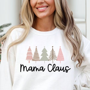 Mama Claus SVG, Weihnachten Mama zwarte svg, frohe Mama svg, Christmas Vibes svg, Weihnachtssvg, Weihnachten Shirt svg, Retro Weihnachten, Jolly Mama svg