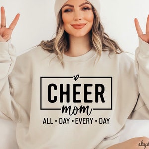 Cheer Mom SVG PNG, Cheer Svg, Cheer Mom Shirt Svg, Cheerleader Svg, Cheer Mama Svg, Cheer Shirt Svg, Cheer Mom Svg File, Cheerleader Mom Svg