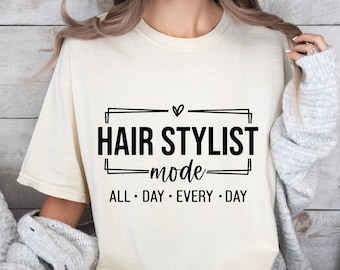 Modo estilista SVG PNG, Estilista SVG, Peluquero SVG, Estilista SVG, Camisa de estilista SVG, Cosmetología SVG