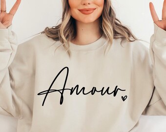 Amour SVG, Love Svg, Heart Svg, Valentine Shirt Svg, Valentine Svg, Hello Valentine Svg, Valentine's Day Svg, Valentine's Vibes, Be Mine Svg