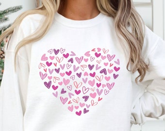 Hearts in Heart SVG, Love Clipart, Valentine's Day (Digital Download)