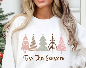 Christmas SVG, Boho Christmas Trees Svg Png, Christmas Png, Christmas Tree Svg, Boho Svg, Retro Christmas Svg, Christmas Sublimation Designs