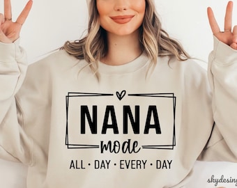 Nana Mode SVG PNG, Nana Svg, Nana Shirt Svg, Best Nana Ever Svg, Favorite Nana Svg, One Loved Nana Svg, Nana Life Svg, Blessed Nana Svg
