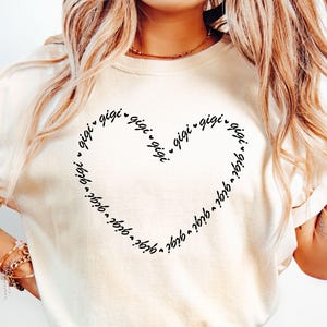 Gigi Heart SVG, Gigi Svg, Gigi Shirt Svg, Abuela Svg, Gigi Life Svg, Regalo del Día de la Madre, Belessed Gigi Svg, Love Gigi Svg, Best Gigi Svg
