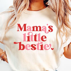 Mama's Little Bestie SVG, Girl Mama Svg, Mama Mini Svg, Baby Girl Svg, Little Bestie Svg, meisje Shirt Svg, Mama's Girl Svg, Bestie Svg