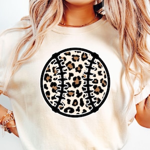 Baseball Leopardenmuster SVG-PNG, Baseball Schneidedatei, Baseball Shirt Schneidedatei, Baseball Mama Schneidedatei, Baseball Schwester Schneidedatei, Mädchen, Gepard Print, Spieltag Schneidedatei