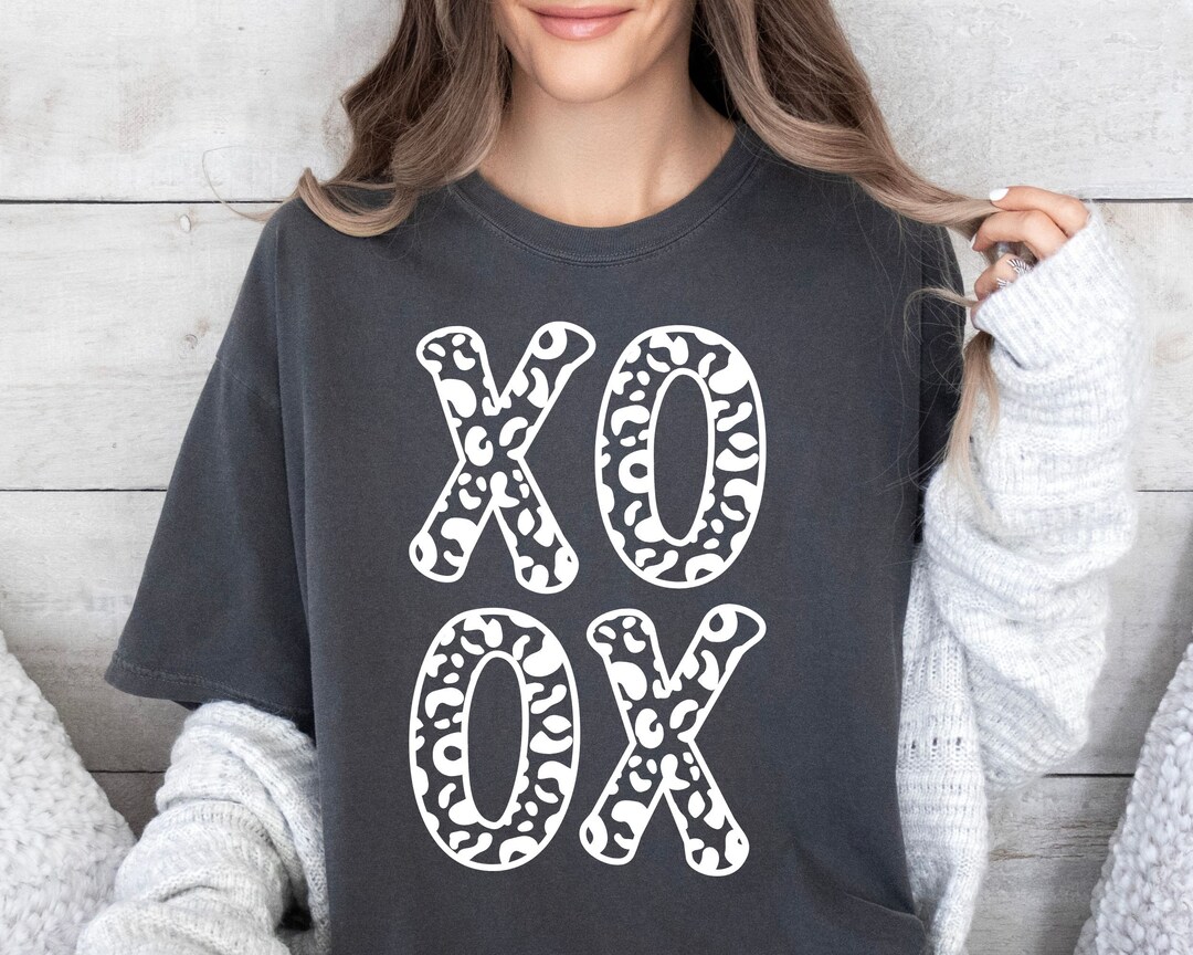 Valentine's Day SVG, XOXO SVG Png, Valentine Shirt Svg, Leopard ...