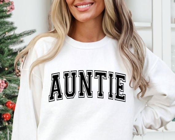 Auntie Svg, Varsity Auntie Svg, Aunt Svg, Auntie Png, Auntie Shirt Svg, Auntie Sweatshirt, Auntie Gift, Cool Aunt Club Svg, Trendy Svg