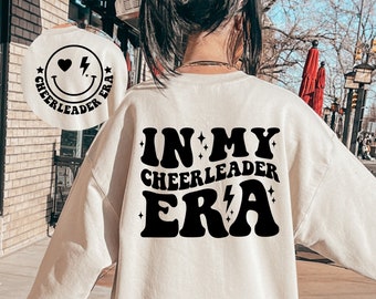 In My Cheerleader Era SVG PNG: Cheer Shirt Design (Digital Download)