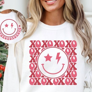 XOXO SVG, XoXo PNG, San Valentino Svg, Camicia San Valentino Svg, Xoxo Smile Svg, Amore Png, Love Vibes Svg, San Valentino Svg, San Valentino retrò Svg