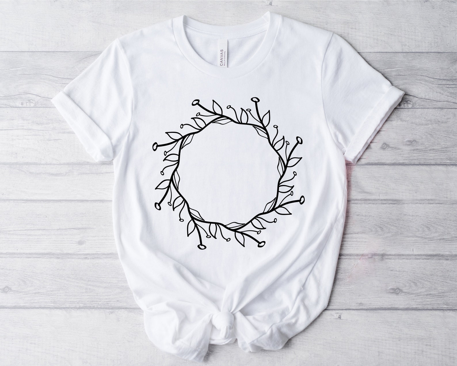 Wreath Svg Floral Wreath Svg Frame Svg Floral Frame Svg - Etsy