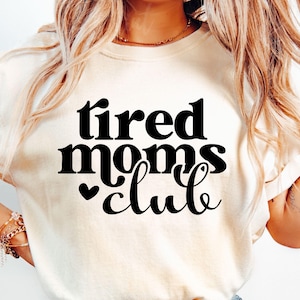 Club des mamans fatiguées SVG, Svg maman fatiguée, maman vie Svg, Svg mode maman, maman drôle chemise Svg, maman sarcastique Svg, maternité Svg, Svg drôle maman, PNG