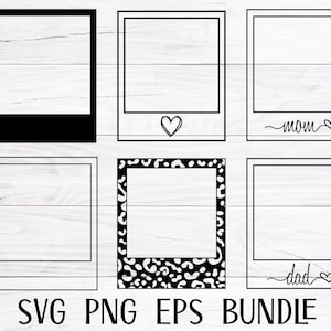 Retro Picture Frames SVG, Photo Frame Svg, Picture Frame Svg, Frame Svg, Photo Frame Png, Frame Cut Files, Instant Digital Download