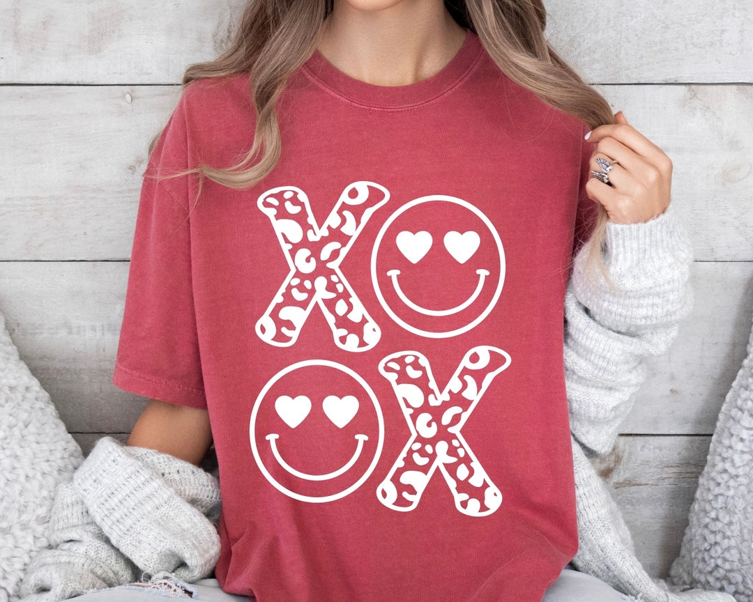 Hugs and Kisses SVG, Xoxo Svg, Love Happy Face Svg, Heart Svg ...