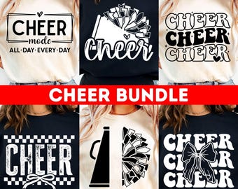 Cheer SVG Bundle, Cheerleader Svg, Cheer Mom Svg, Cheerleading Svg, Cheer Life Svg, Cheer Coach Svg, Cheer Team Svg, Cheer Squad Svg, Png