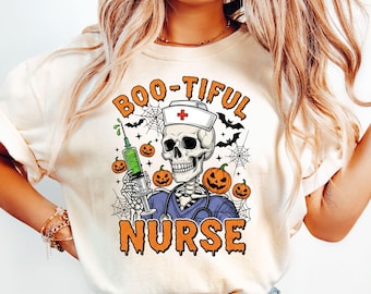 Boo Tiful Nurse PNG, Nurse Halloween Png, Spooky Nurse Png, Skeleton Nurse Png, Nurse Halloween Shirt Png, Halloween Nurse Png, Spooky Vibes