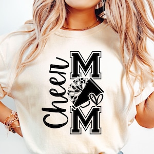 Cheer Mom SVG-PNG: Cheerleading Shirt Design (Digital Download)