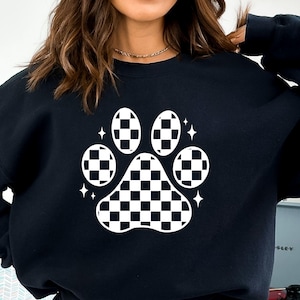 Geruite Paw SVG, Paw Print Svg, hond kattenliefhebber Svg, hond Paw Svg, kat Paw Svg, Paw Print Svg, hond Paw Print Svg, bont moeder Svg, Animal Paw Svg