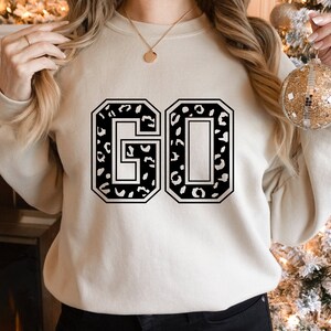 Go SVG, Go Leopard Svg, Go Leopard Print Svg, Football Go Leopard Svg