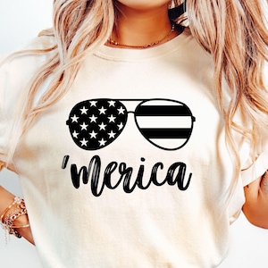 Estados Unidos SVG, 4 de julio SVG, Bandera estadounidense (gafas de sol) SVG, Estados Unidos SVG, 4 de julio SVG, Patriótico SVG, Día de la Independencia (camiseta SVG), PNG