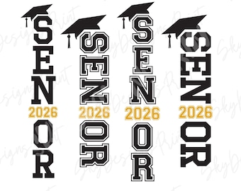 Senior 2026 Vertical SVG, Class of 2026 SVG, 2026 Graduation Svg, Senior 2026 Pants Svg, High School Senior, Senior 2026 Png, Graduation Svg
