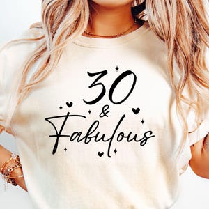 30 e favoloso SVG, 30° compleanno SVG, 30° compleanno SVG, 30° compleanno SVG, 30 anni SVG, Trent'anni SVG, Ciao 30 SVG, Png