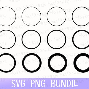 Circle SVG, Circle Frame Svg, Circle Monogram Svg, Circle Border Svg, Circle Frames Svg, Circle Outline Svg, Circle Cut File, Circle Clipart