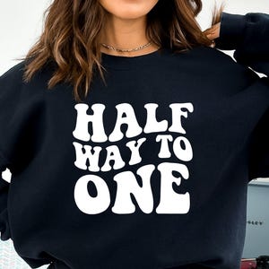Halve verjaardag SVG, halverwege tot één Svg, 6 maanden verjaardag Svg, It's My Half Birthday Svg, zes maanden oude Svg, baby mijlpaal Svg, verjaardag Svg