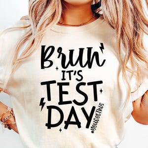 ¡Hermano, es día de exámenes! SVG, Día de exámenes SVG, ¡Rock The Test SVG!, Camiseta de maestro para el día de exámenes SVG, Exámenes estatales SVG, ¡Tú puedes!, Coordinador de exámenes SVG