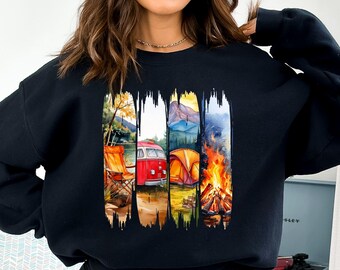 Camp Life PNG: Camping Sublimation Design (Digital Download)