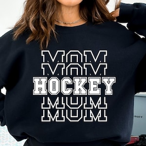 Hockey Mom SVG, Hockey Mom Shirt Svg, Hockey Svg, Hockey Mom Life Svg, Hockey Mama Svg, Varsity, Stacked, Hockey Shirt Svg, Hockey Mom Png