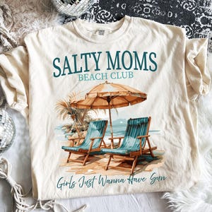 Salty Moms Beach Club PNG: Summer Design (Digital Download) image 1