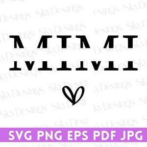 Mimi Split Monogram SVG, PNG, Mimi Svg, Mimi Shirt Svg, Add Kids Names, Mimi Name Frame Svg, Mother&#39;s Day Svg, Gift For Mimi, Mimi Cut File