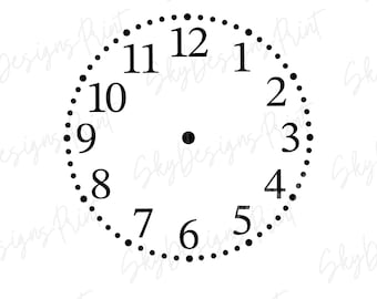 Clock Face SVG, Clock Svg, Clock Face Png, Clock Face Clipart, Clock Png, Clock Face Svg Cut File, Clock Face Svg For Cricut, Silhouette