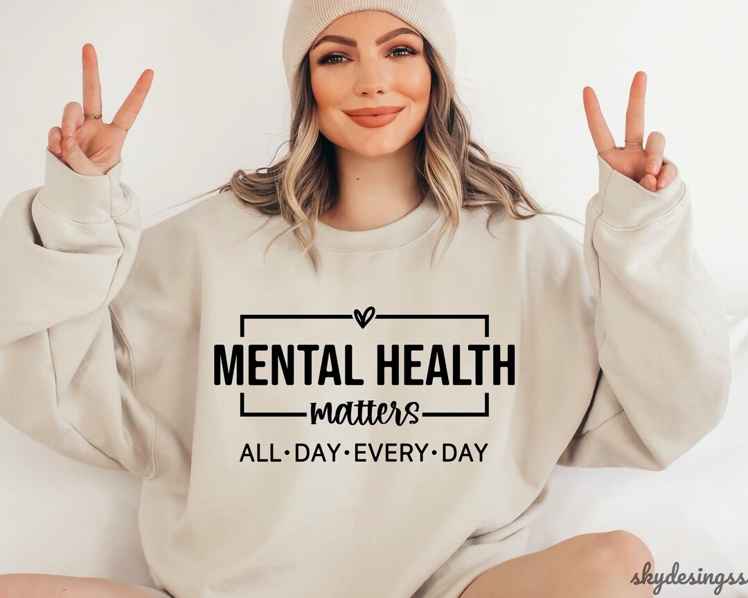 Mental Health Matters SVG PNG, Mental Health Awareness Svg, Positive