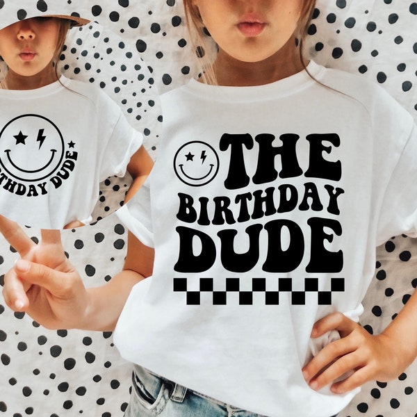 The Birthday Dude Svg, Birthday Boy Svg, Boys 1st Birthday Svg, Boys Birthday Svg, Birthday Boy Shirt Svg, Happy Birthday Svg, Birthday Svg