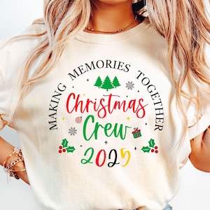 Christmas Crew 2025 SVG PNG, Family Christmas Svg, Christmas Crew Svg, Christmas Squad, Christmas Matching Family Shirts, Christmas 2025 Svg