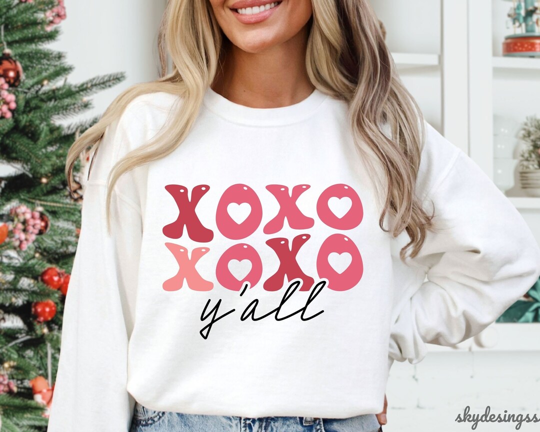 XOXO Yall SVG, Xoxo Svg, Valentines Svg, Valentine Shirt Svg, Xoxo ...