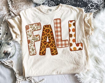 Fall PNG Design, Floral, Leopard, Plaid, Polka Dots, Distressed Autumn Png, Preppy Fall Shirt Graphic, Girly Png, Trendy Thanksgiving Png