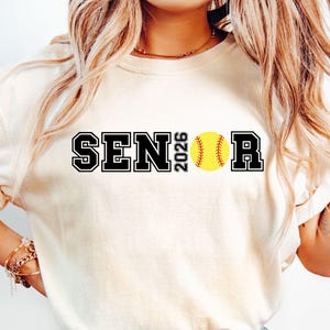 Softball Senior 2026 SVG, Graduate Shirt Design (Digital Download)