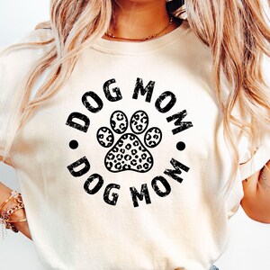 Dog Mom SVG, Leopard Paw Print Svg, Dog Lover Svg, Dog Mom Shirt Svg, Distressed, Paw Mom Svg, Dog Mama Svg, Dog Paw Print Svg, Fur Mama Svg