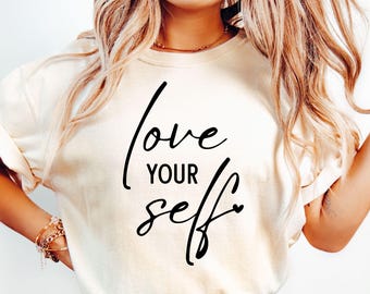 Love Yourself SVG, Self Love Svg, Inspirational Shirt Svg, Self Love Club Svg, Be Kind Svg, Kindness Svg, Positive Quote, T Shirt Design Svg
