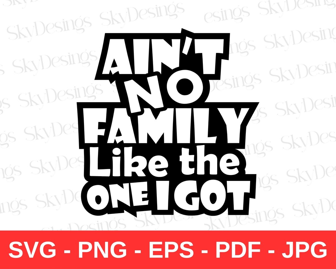 Ain't No Family Like the One I Got SVG PNG, Family Reunion Shirt Svg ...