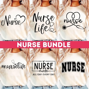 Bundle SVG infirmière, infirmière PNG, infirmière chemise Svg, infirmière vie Svg, Svg infirmière, Statescope Svg, coeur, infirmière maman Svg, allaitement Svg, infirmière cadeau Svg