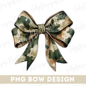 Coquette Camo Bow PNG, Camouflage Bow Png, Watercolor Bow Png, Hunting Season Png, Hunting Shirt Png, Trendy, Camo Bow Png, Duck Hunting Png