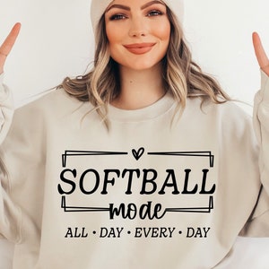 Mode softball SVG, Softball SVG, Softball Mom SVG, Softball Mom Shirt SVG, Softball Coach SVG, Mom Life SVG, Game Day SVG, Sports SVG